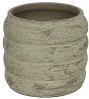 HS Potterie Belley bloempot keramiek 35x32cm taupe - afbeelding 1