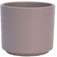 HS Potterie Berlin bloempot keramiek 10.5x8.5cm taupe - afbeelding 1