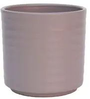 HS Potterie Berlin bloempot keramiek 13x12.5cm taupe - afbeelding 1