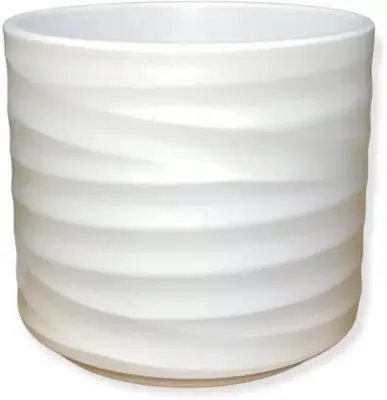 HS Potterie Berlin bloempot keramiek 13x12.5cm wit - afbeelding 1