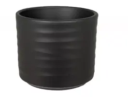 HS Potterie Berlin bloempot keramiek 23x19.5cm antraciet kopen?