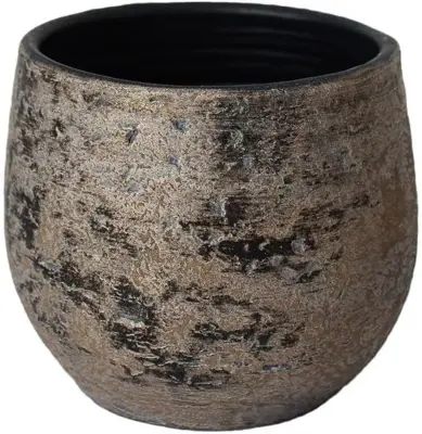 HS Potterie bloempot Kyoto Ø28x26cm grijs