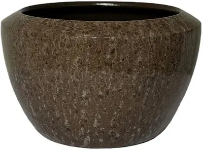 HS Potterie Marseille bloempot keramiek 45x20cm bruin