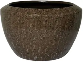 HS Potterie Marseille bloempot keramiek 45x20cm bruin