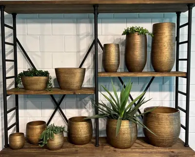HS Potterie Osaka bloempot keramiek 24x22cm  - afbeelding 2