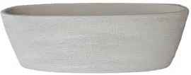 HS Potterie Ovale Schaal Tokio 40x14x12 cm – Crème