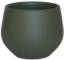 HS Potterie Petra bloempot keramiek 16x13cm groen kopen?