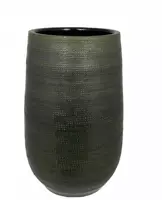 HS Potterie Tokio bloempot keramiek 30x70cm groen - afbeelding 1
