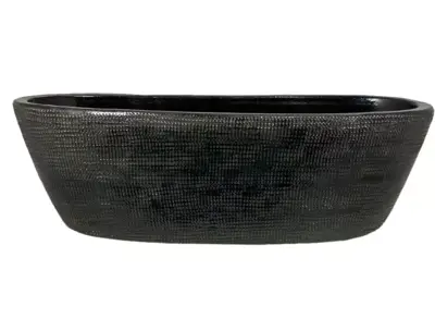 HS Potterie Tokio bloempot keramiek 40x14x12cm groen