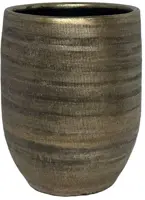 HS Potterie Vaas  keramiek 26x40cm goud kopen?