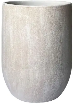 HS Potterie vaas keramiek avion 23x30cm creme