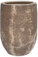 HS Potterie vaas keramiek ena 23x30cm bruin - afbeelding 1