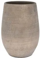 HS Potterie vaas keramiek miami 29x50cm grijs/bruin - afbeelding 1