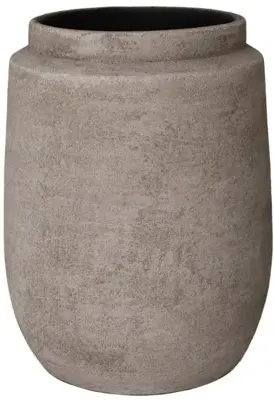 HS Potterie vaas keramiek murcia 23x30cm grijs