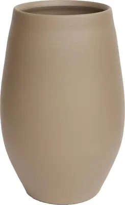 HS Potterie vaas keramiek petra 23x35cm bruin - afbeelding 2