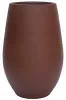HS Potterie vaas keramiek petra 23x35cm choco - afbeelding 1