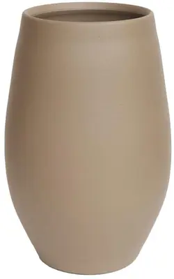 HS Potterie vaas keramiek petra 27x45cm bruin