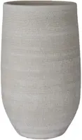 HS Potterie vaas keramiek tokio 19x30cm crème - afbeelding 1