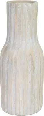 HS Potterie vaas keramiek vigo 20x50cm zand, beige