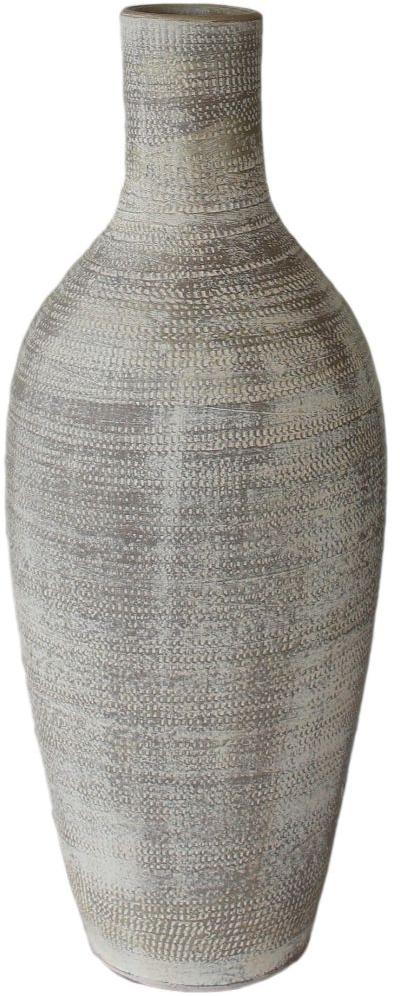 HS Potterie Vaas Tokio keramiek 23x80cm taupe