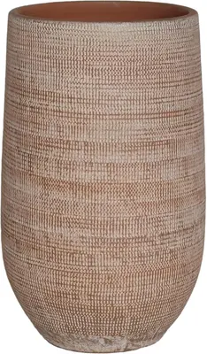 HS Potterie vaas Tokio keramiek d19h30cm terra
