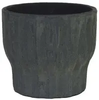 HS Potterie Vigo bloempot keramiek 14x13cm antraciet kopen?