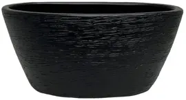 HS schaal ovaal Osaka 29x15x14cm zwart kopen?