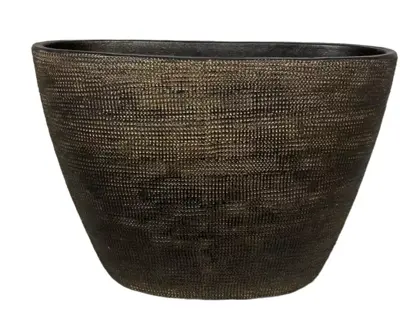 HS Tokio bloempot ovaal 52x17x37cm goud