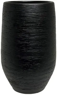 HS vaas Osaka 22x40cm zwart