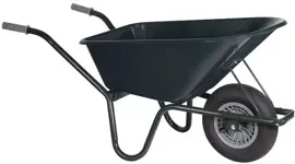 Hummer kruiwagen basic pp 100 l gecoat frame