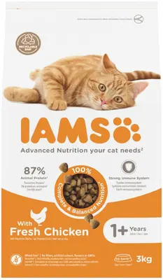 Iams Adult kattenvoer tarwevrij kip 3kg