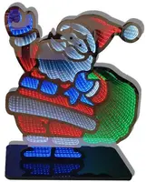 Infinity light kerstman met zak 70cm rood, wit - afbeelding 1
