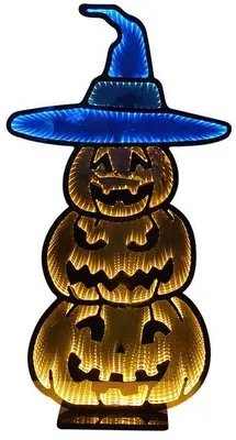 Infinity light pompoen 113cm oranje - afbeelding 1