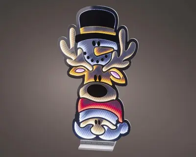 Infinity light snowman/reindeer/santa indoor 39,5cm - afbeelding 1