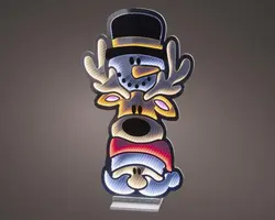 Infinity light snowman/reindeer/santa indoor 39,5cm - afbeelding 1