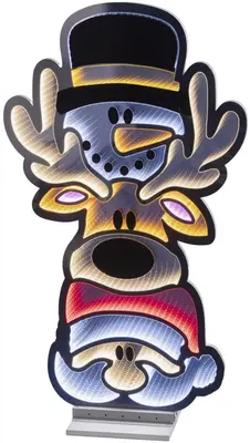 Infinity light snowman/reindeer/santa indoor 39,5cm - afbeelding 2