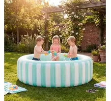 Intex opblaasbaar zwembad coastal luxe Ø168x53cm - afbeelding 2