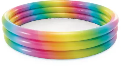 Intex Rainbow Ombre Opblaaszwembad - Ø147 x 33 cm - afbeelding 1