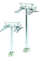Jägerndorfer masten set 12 en 16cm 1:87 (H0)