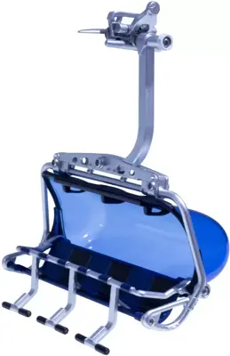 Jägerndorfer zetel 6 pers. blauw/zwart 1:32 - afbeelding 1