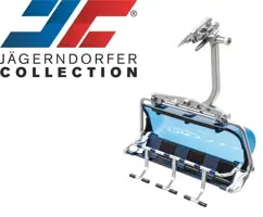 Jägerndorfer zetel 6 pers. blauw/zwart 1:32 - afbeelding 3