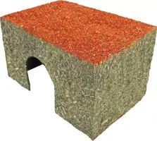 JR Farm knaagdier hooihuis met wortel 350g - M - afbeelding 4