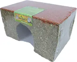 JR Farm knaagdier hooihuis met wortel 650g - L - afbeelding 1