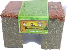JR Farm knaagdier hooihuis met wortel 75g - S - afbeelding 3