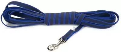 Julius K9 hondenriem antisliplijn+handvat nylon 1000x2cm blauw