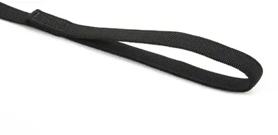 Julius K9 hondenriem antisliplijn+handvat nylon 1000x2cm zwart - afbeelding 2