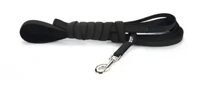 Julius K9 hondenriem antisliplijn+handvat nylon 1000x2cm zwart