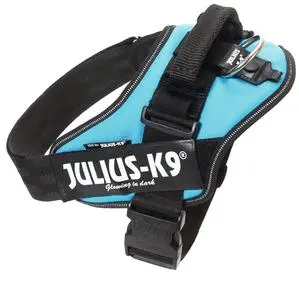 Julius K9 hondentuig IDC nylon Maat 1 63-85cm max 23-30kg aqua