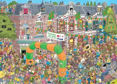 Jumbo - Jan van Haasteren - Nijmegen 100 jaar gaststad van de 4Daagse - 1000st - afbeelding 2
