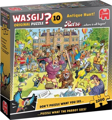 Jumbo puzzel 1000 stukjes) – wasgij retro original 10 – antiekjacht!  - afbeelding 1
